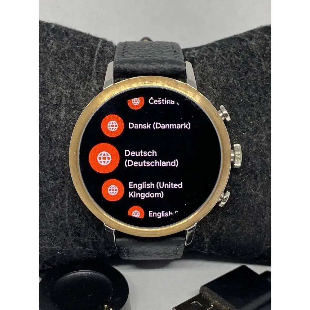 Fossil Gen 4 Authentic Digital Dial Smart Watch Custom Band FTW6016 LT341